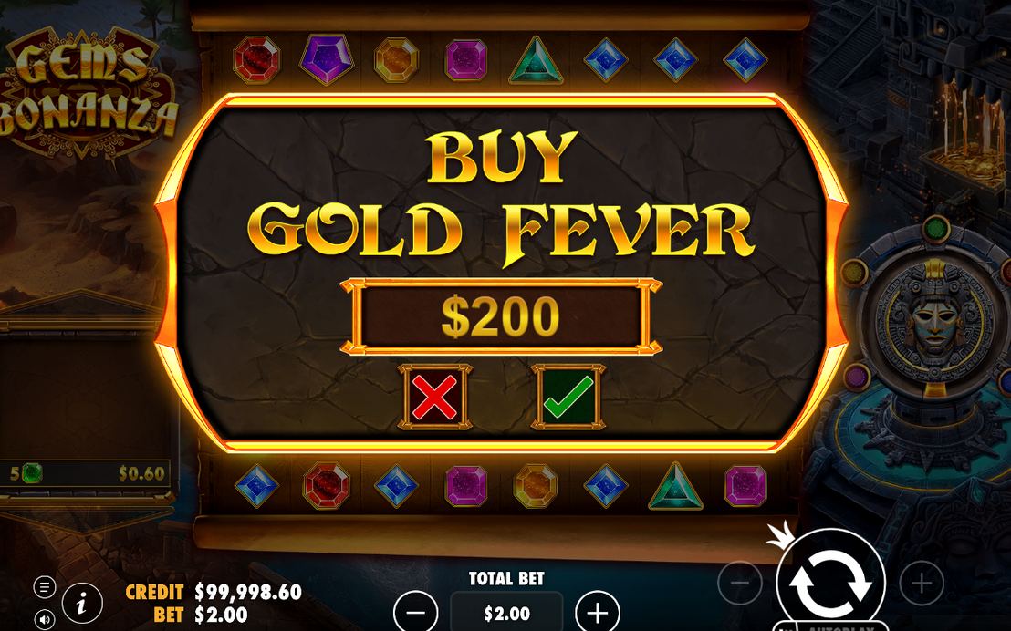 Gold Fever-bonusen i gång på rutnätet