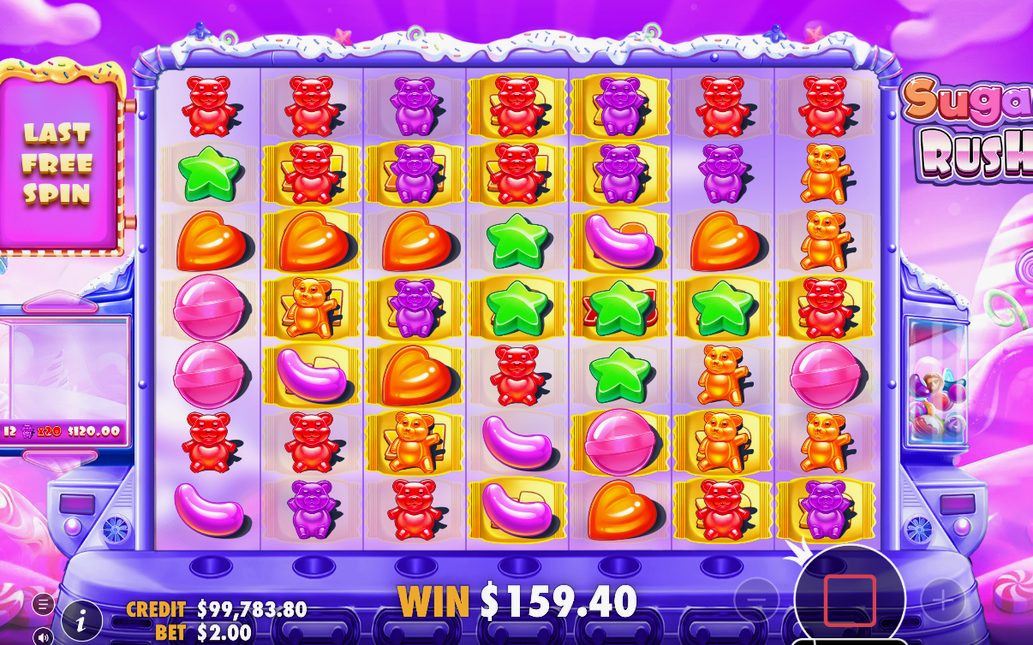 Multiplier Spots ökar över hela Free Spins-rundan
