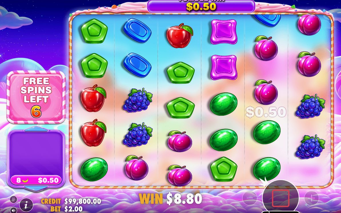 Extra snurrar i Free Spins efter tre scatters